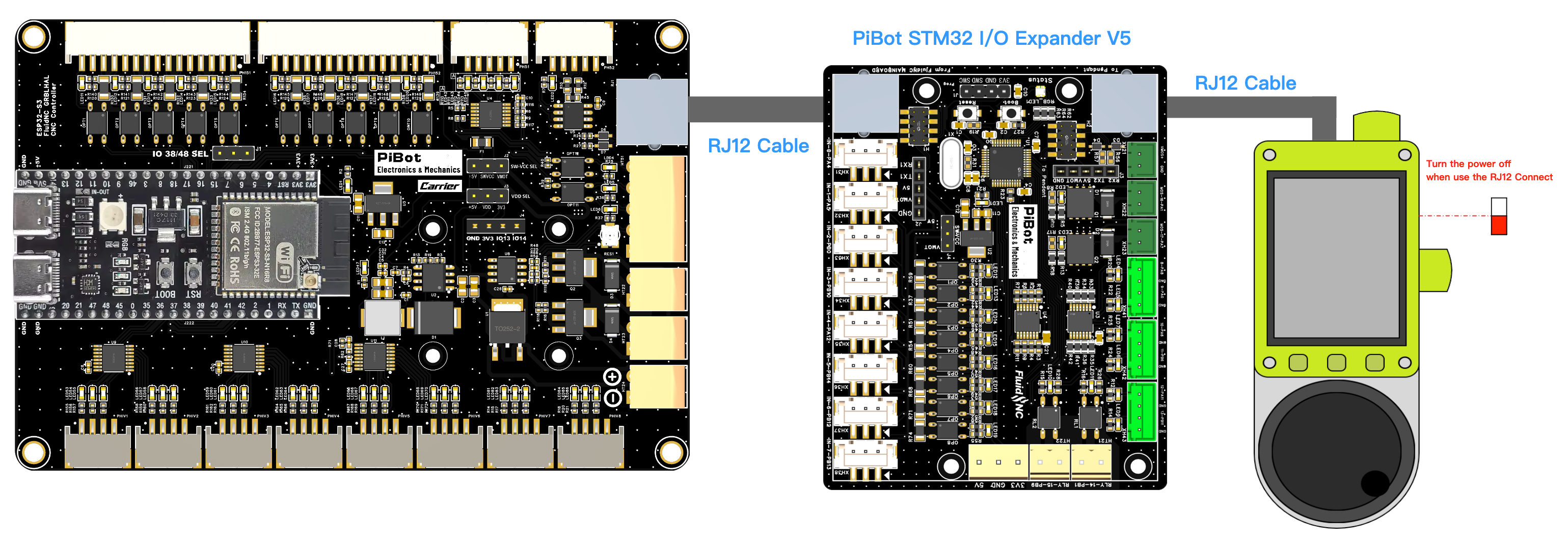 V5.77 Carrier connected through Expander V5 to Pendant V4.2